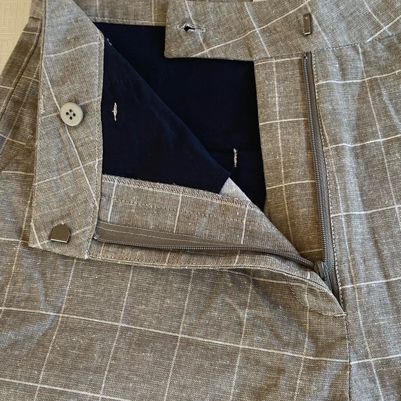 Gray Checkered Men's Shorts - Picture 4 of 8